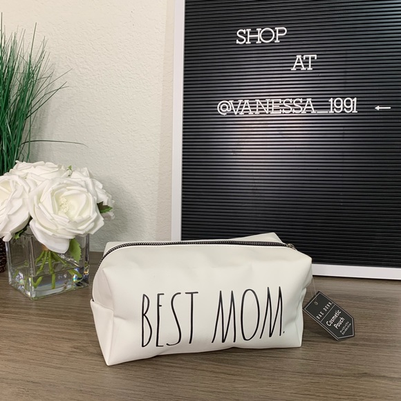 Rae Dunn Cosmetic Pouch/ Make up Bag - BEST MOM - Picture 2 of 2